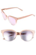 Women's Ted Baker London 53mm Cat Eye Sunglasses - Blush