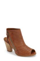 Women's Paul Green 'cayanne' Leather Peep Toe Sandal .5us/ 3uk - Brown