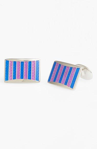 Men's David Donahue Enamel Cuff Links