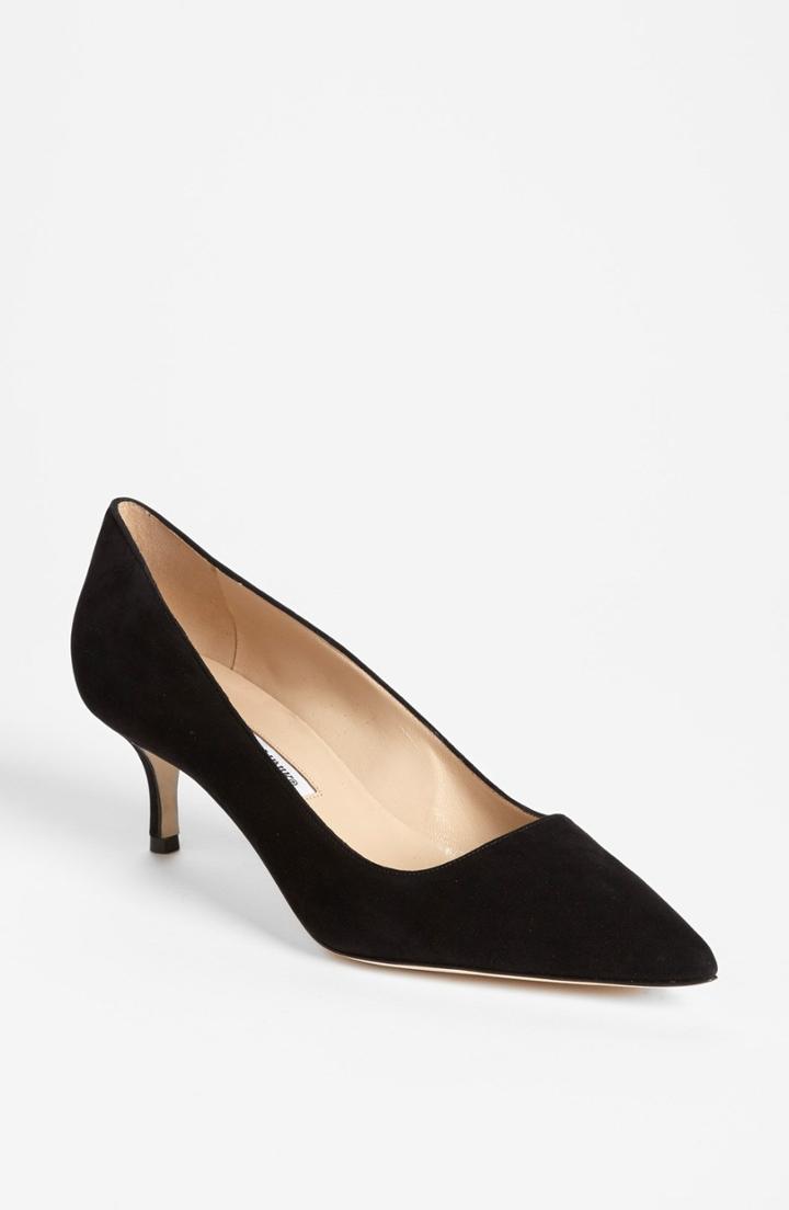 Women's Manolo Blahnik 'bb' Pump Us / 40eu - Black