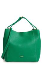 Frances Valentine Medium June Leather Hobo Bag - Green