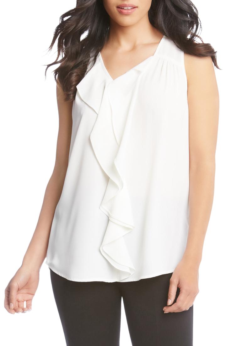Women's Karen Kane Waterfall Ruffle Top