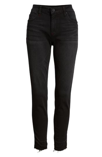 Women's Kut From The Kloth Donna High Waist Ankle Skinny Jeans - Black