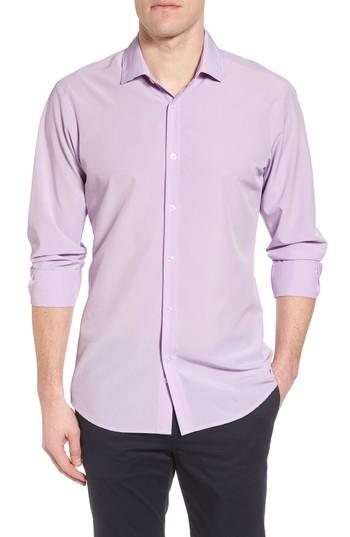 Men's Mizzen+main Henderson Performance Sport Shirt - Purple