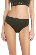 Women's Ultracor Argon Stellar High Waist Bikini Bottoms - Black