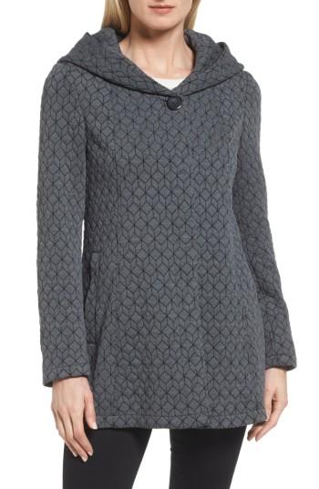 Women's Gallery Cozy Knit Coat - Grey