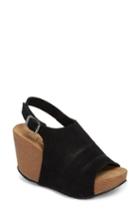 Women's Bos. & Co. Sheila Platform Wedge Sandal .5-6us / 36eu - Black