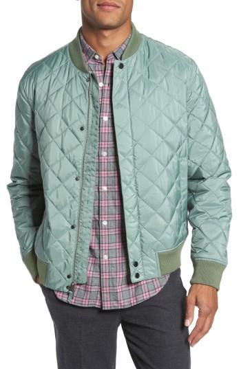 Men's Bonobos The Quilted Puffer Jacket, Size - Blue
