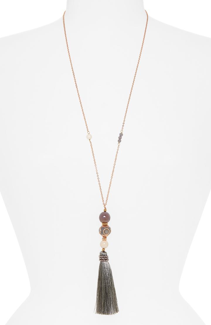 Women's Panacea Artisan Ball Tassel Necklace