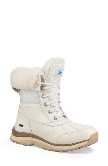 Women's Ugg Adirondack Iii Waterproof Insulated Winter Bootie M - White