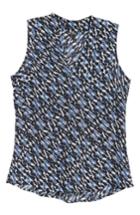 Women's Nic+zoe Ink Streaks Sleeveless Top