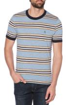 Men's Original Penguin Slub Stripe T-shirt - Blue