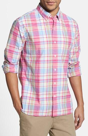 Bonobos 'ray Plaid' Standard Fit Sport Shirt