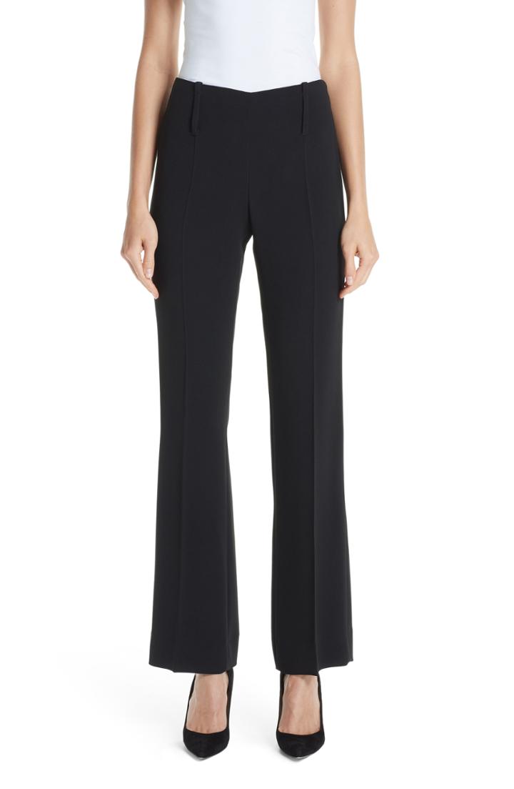Women's Emporio Armani Flare Pants Us / 38 It - Black