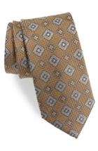 Men's Nordstrom Men's Shop Silk Medallion Tie, Size - Metallic