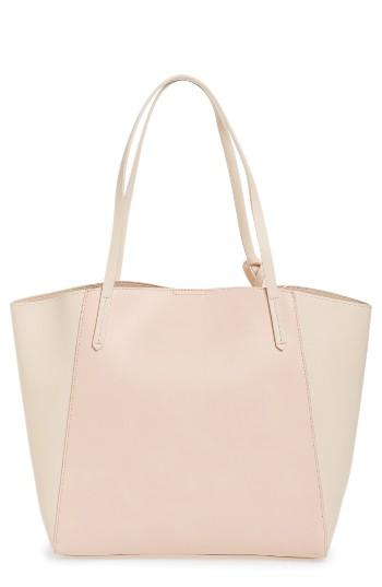 Bp. Colorblock Faux Leather Tote - Pink
