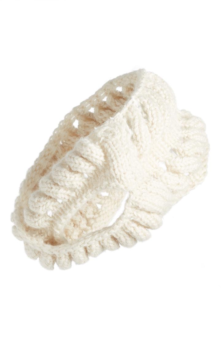 Lamini Soho Alpaca Headband, Size - White