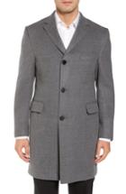 Men's Hickey Freeman Classic Fit Wool Topcoat R - Grey