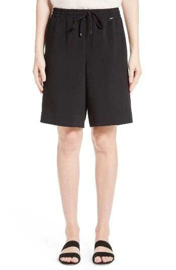 Women's St. John Collection Soft Drape Suiting Shorts