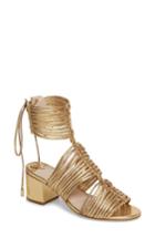 Women's Cecelia New York Delphina Sandal M - Metallic