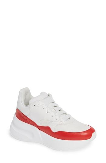 Women's Alexander Mcqueen Lace-up Sneaker Us / 40eu - White