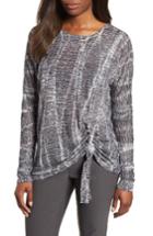Women's Nic + Zoe One With Nature Ruched Top - Brown