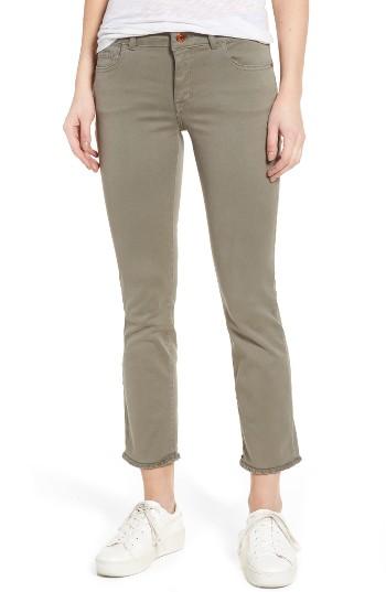 Women's Dl1961 Mara Ankle Straight Leg Jeans - Green