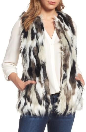 Women's Steve Madden Faux Fur Vest - Grey