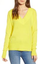 Women's Leith Deep-v Pullover - Yellow