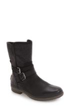 Women's Ugg Simmens Waterproof Leather Boot M - Black