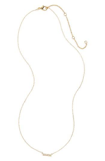 Women's Girly Bar Charm Necklace