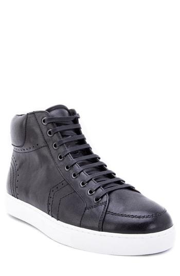 Men's Zanzara Uglow Perforated High Top Sneaker M - Black