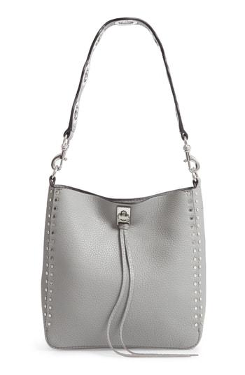 Rebecca Minkoff Small Darren Deerskin Leather Feed Bag - Red