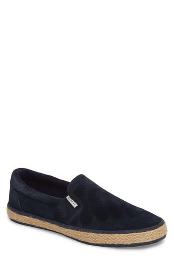 Men's Gant Master Perforated Slip-on Sneaker Us / 41eu - Blue