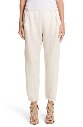 Women's Zero + Maria Cornejo Gabi Eco Drape Pants - Ivory