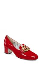Women's Gucci Victoire Loafer Pump Us / 34eu - Red