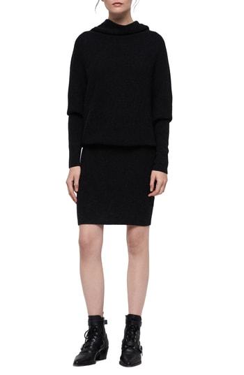 Women's Allsaints Ridley Wool & Cashmere Cowl Dress
