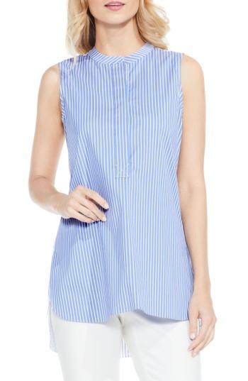 Women's Vince Camuto Reverse Stripe Blouse - Blue