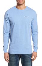 Men's Patagonia Responsibili-tee Long Sleeve T-shirt, Size - Blue