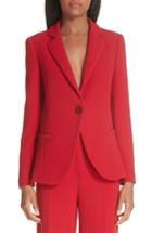 Women's Emporio Armani Cavalry One-button Blazer Us / 36 It - Red