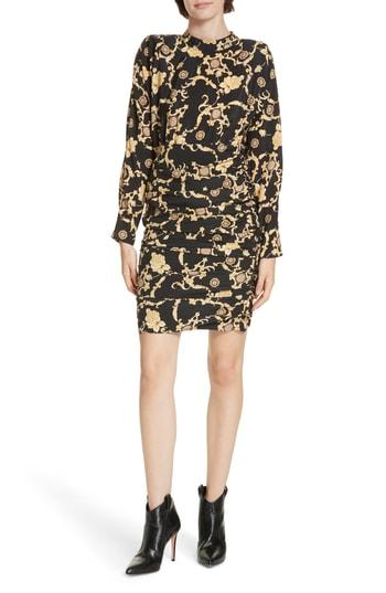Women's Veronica Beard Amile Stretch Silk Minidress