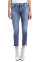 Women's Kut From The Kloth Reese Side Stripe Ankle Straight Leg Jeans - Blue