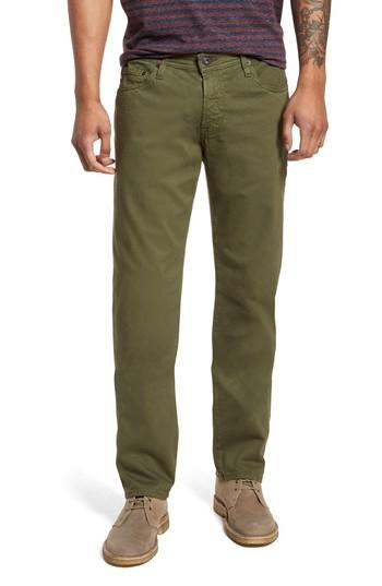 Men's Ag Graduate Sud Slim Straight Leg Pants X 32 - Green