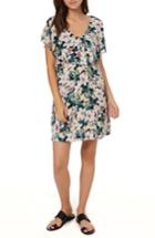 Women's O'neill Miran Floral Print Woven Dress - White