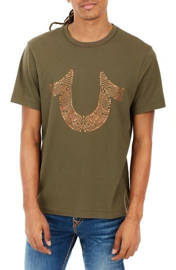 Men's True Religion Brand Jeans Circuit T-shirt - Green