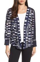 Women's Nic+zoe Window Light 4-way Convertible Cardigan - Blue