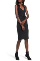 Women's 4si3nna Corset Detail Body-con Dress - Black