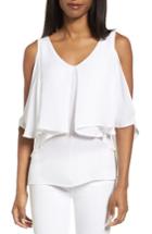 Women's Kobi Halperin Ziva Cold Shoulder Silk Blouse - White