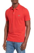 Men's Lacoste Slim Fit Pique Polo (s) - Red