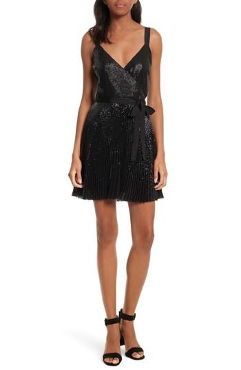 Women's Joie Itara Sequin Mesh Dress - Black